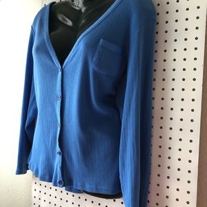 Avenue Blue Cardigan Size 14-16